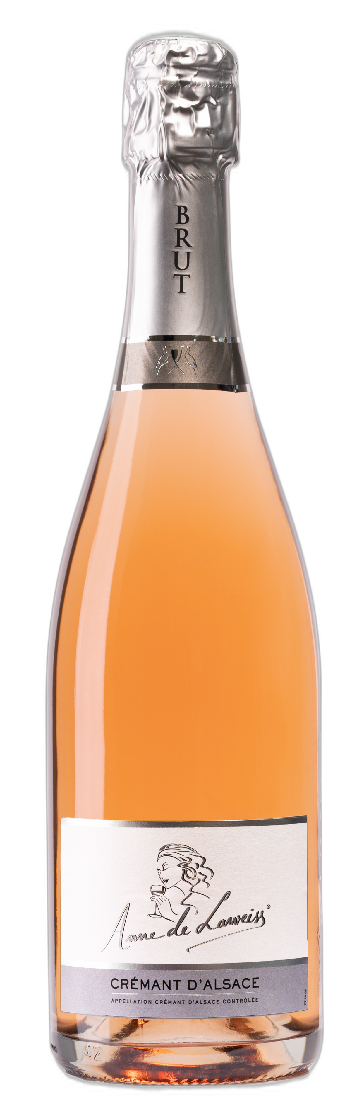 Crémant d'Alsace Brut Rosé Cave Bennwihr AOC - Elsass (Frankreich)