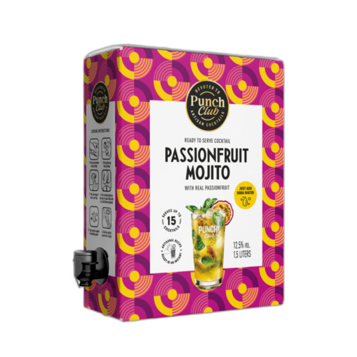 Cocktail Passionsfrucht Mojito Punch Club 1,5 L Box