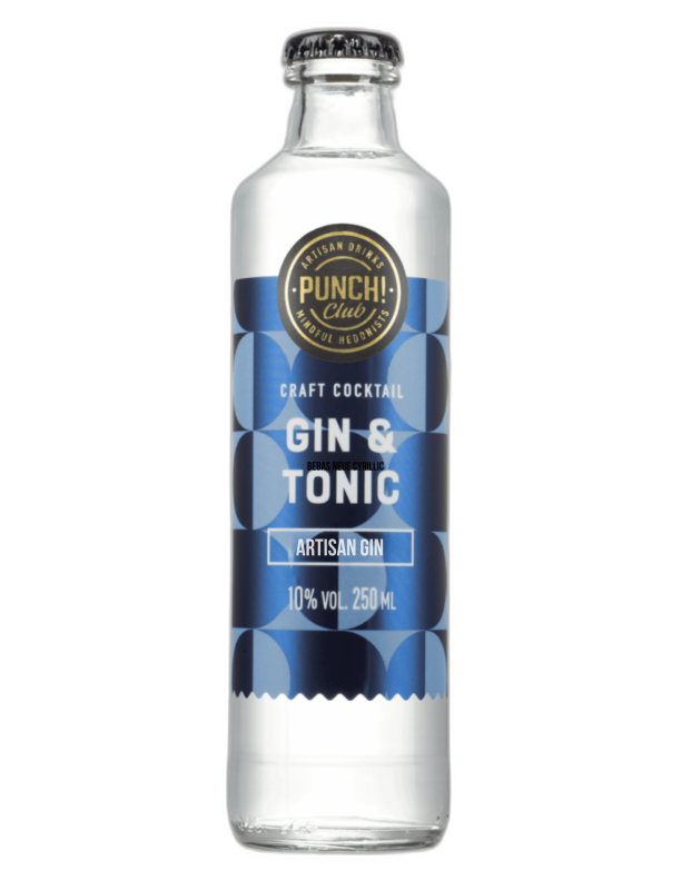 Cocktail Gin & Tonic Punch Club 250 ml