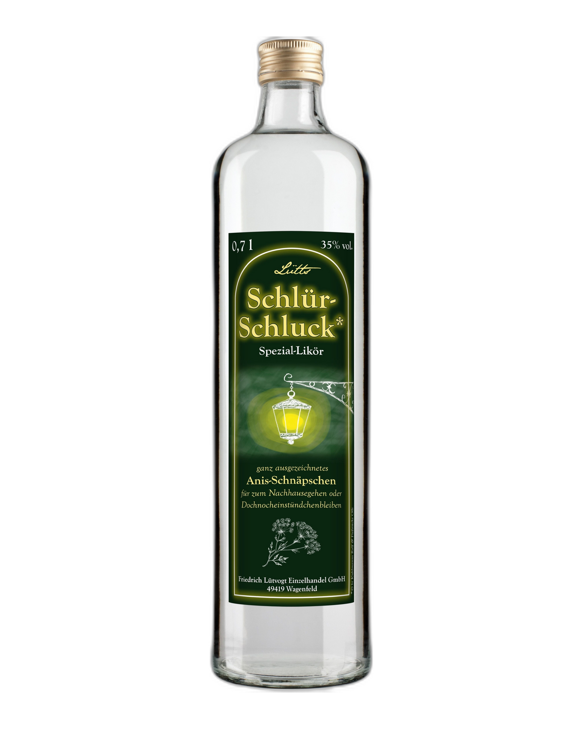 Schlür-Schluck Spezial-Likör Anis-Schnäpschen 35% Vol.