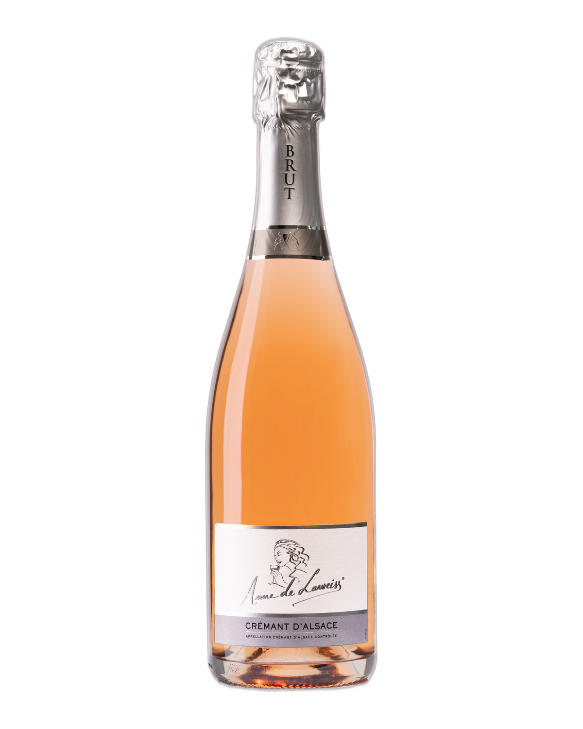 Crémant d'Alsace Brut Rosé Cave Bennwihr AOC Elsass (Frankreich)