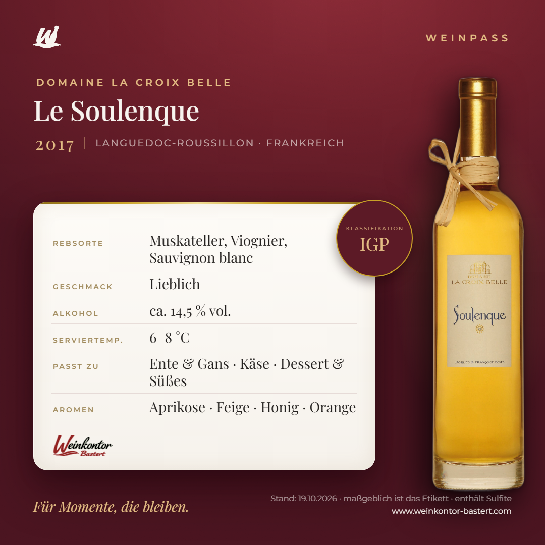 Domaine La Croix Belle Le Soulenque – Languedoc-Roussillon – Weinpass | Weinkontor Bastert