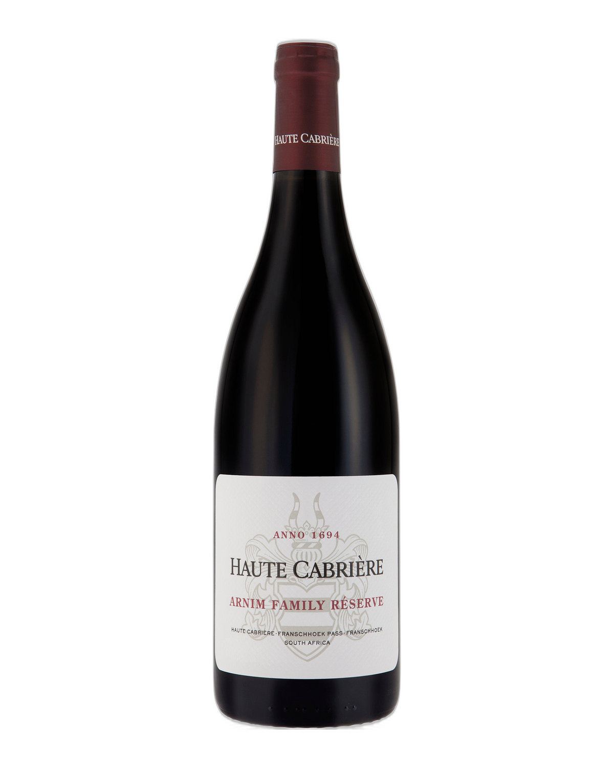 Haute Cabrière Arnim Family Réserve Rotwein Südafrika trocken