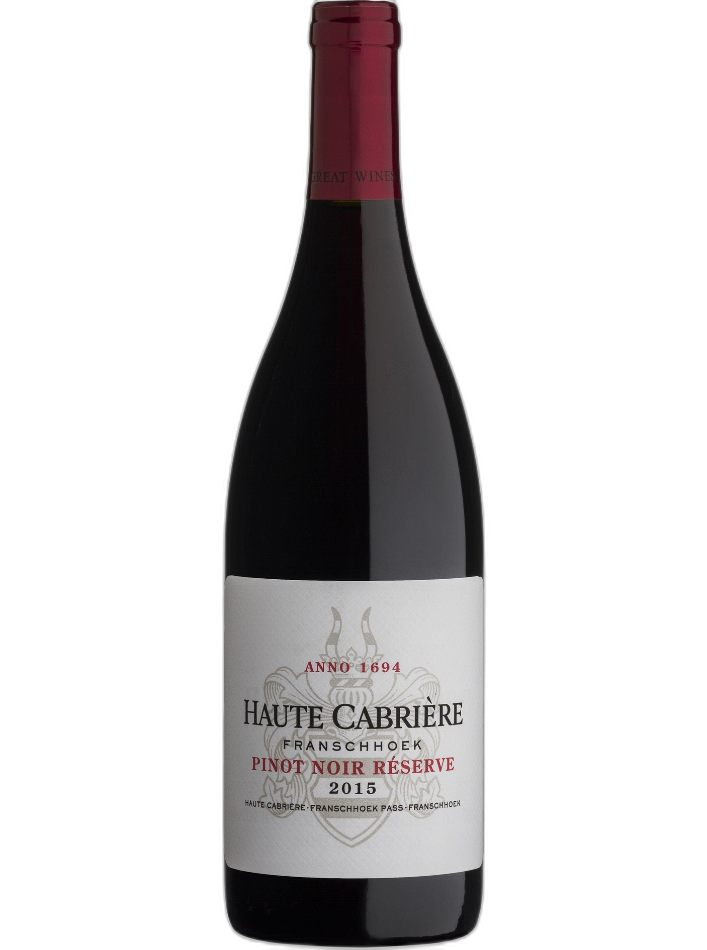 Haute Cabrière Pinot Noir Reserve Südafrika Rotwein trocken samtig Beerenfrucht