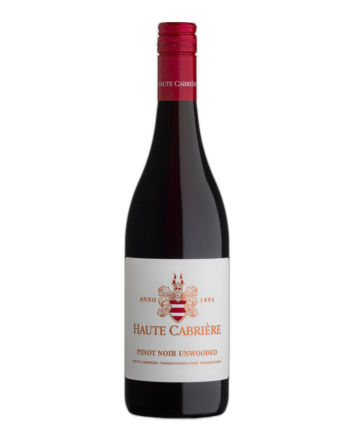 Haute Cabrière Unwooded Pinot Noir Südafrika Rotwein trocken Kirsche fruchtig