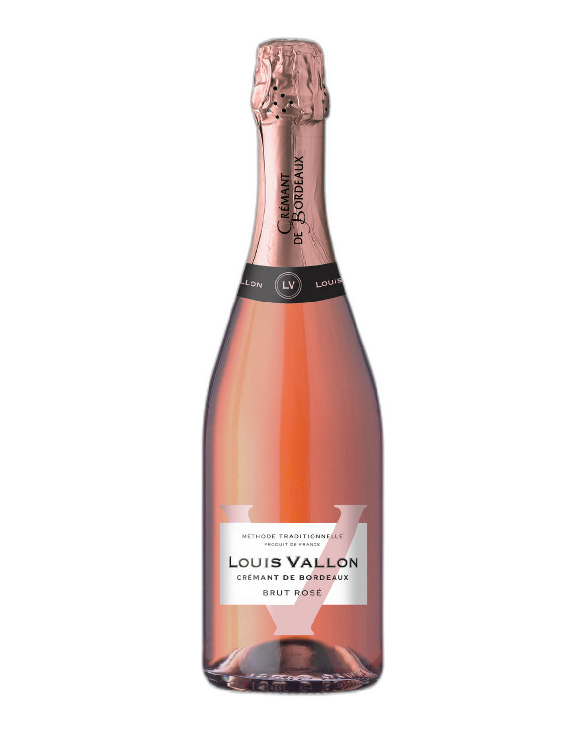 Louis Vallon Crémant de Bordeaux Brut Rosé AOC (Frankreich)