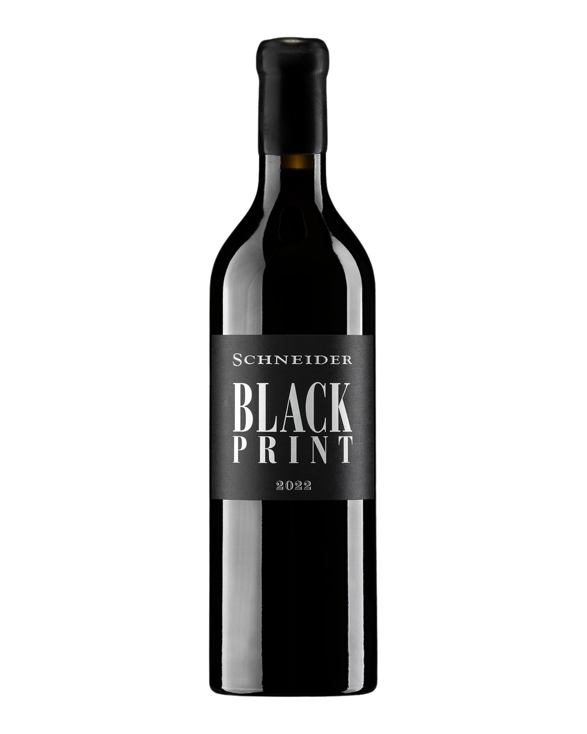 Markus Schneider Black Print Rotweincuvée – Kult-Rotwein aus der Pfalz mit schwarzem Etikett