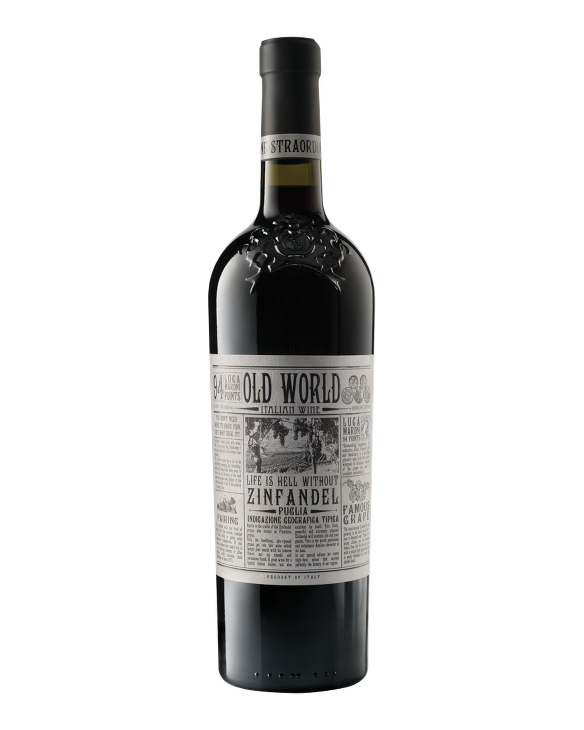 Old World Puglia Rosso Zinfandel IGT Cantina Provinco Rotwein