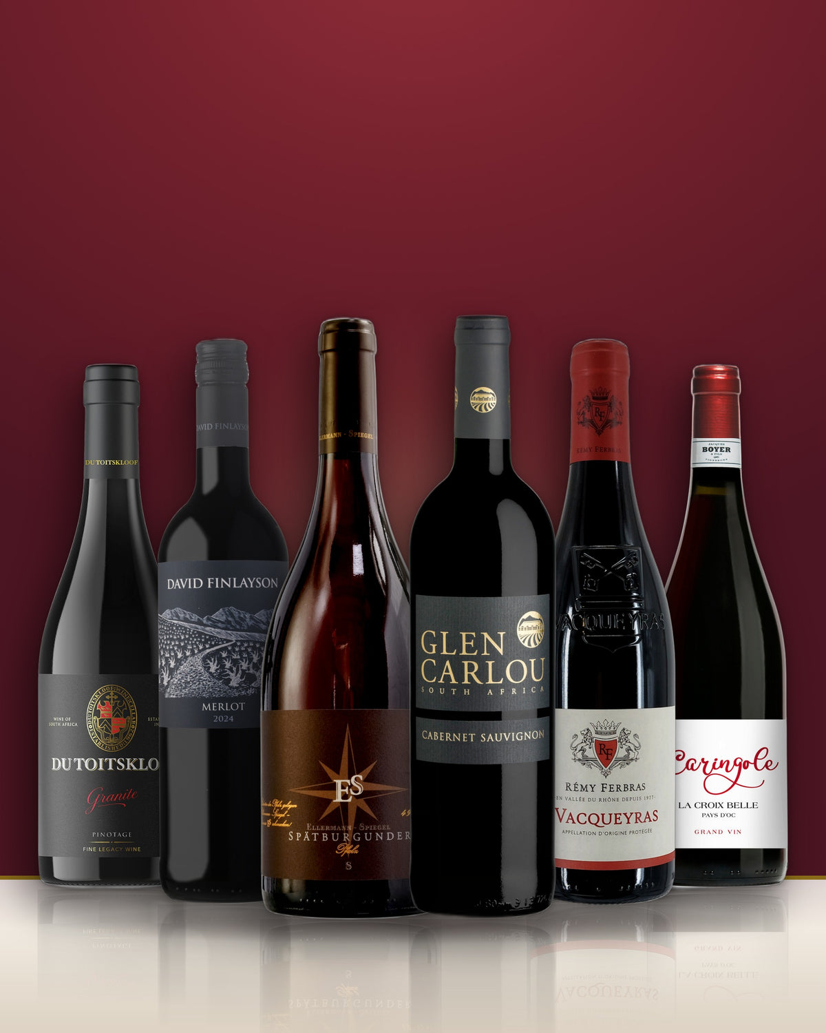 Probierpaket Wein zu Wild – 6 Rotweine, Einstieg