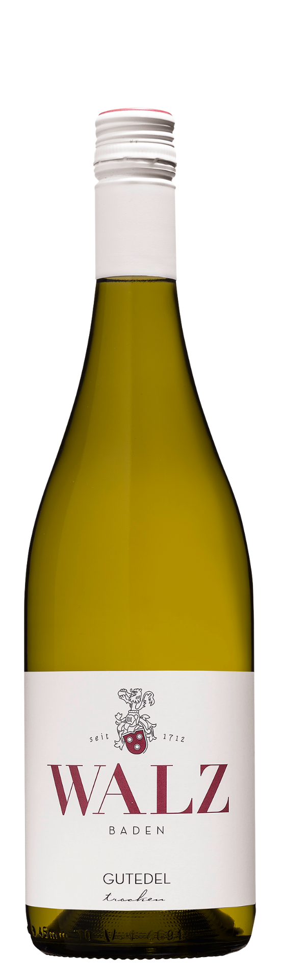 Walz Gutedel – Traditioneller Markgräfler Weißwein aus Baden, Flasche mit buntem Etikett