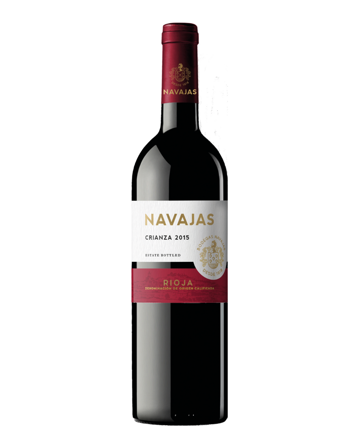 Vino Tinto Crianza Bodegas Navajas DOCa Rioja Spanien Rotwein Tempranillo Garnacha trocken Goldmedaille