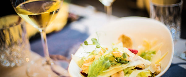 Wein zu Salat