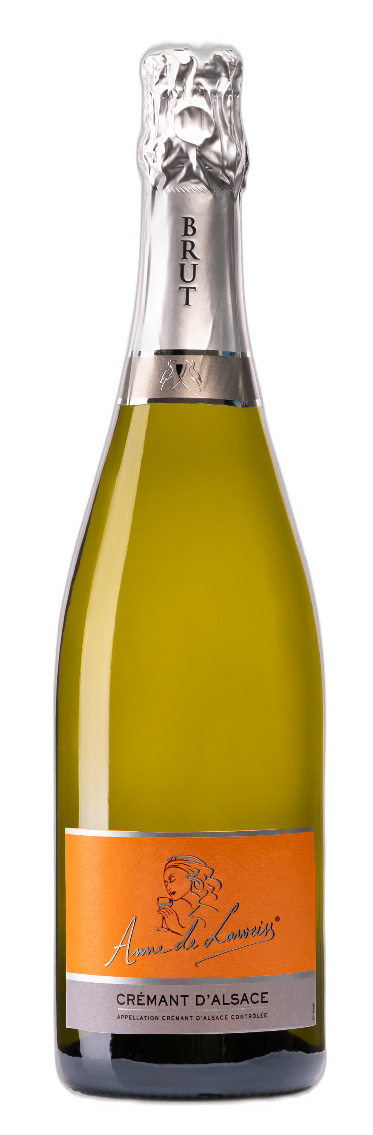 Crémant d'Alsace Brut Blanc Cave Bennwihr AC - Elsass (Frankreich)