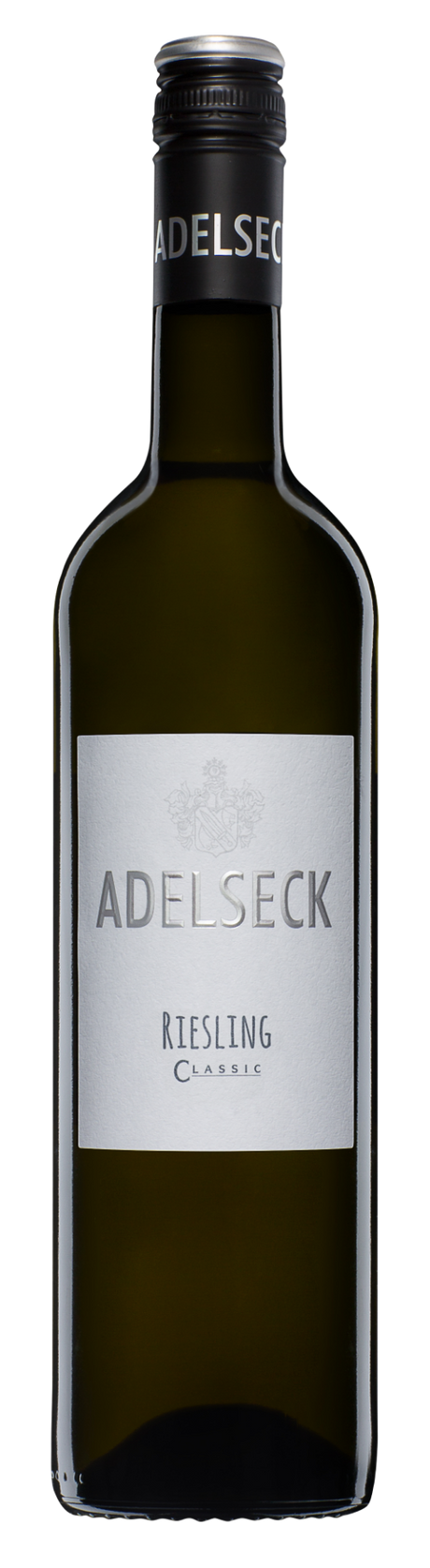 Adelseck Riesling Classic – Typischer Nahe Riesling, halbtrocken ausgebaut, Produktfoto