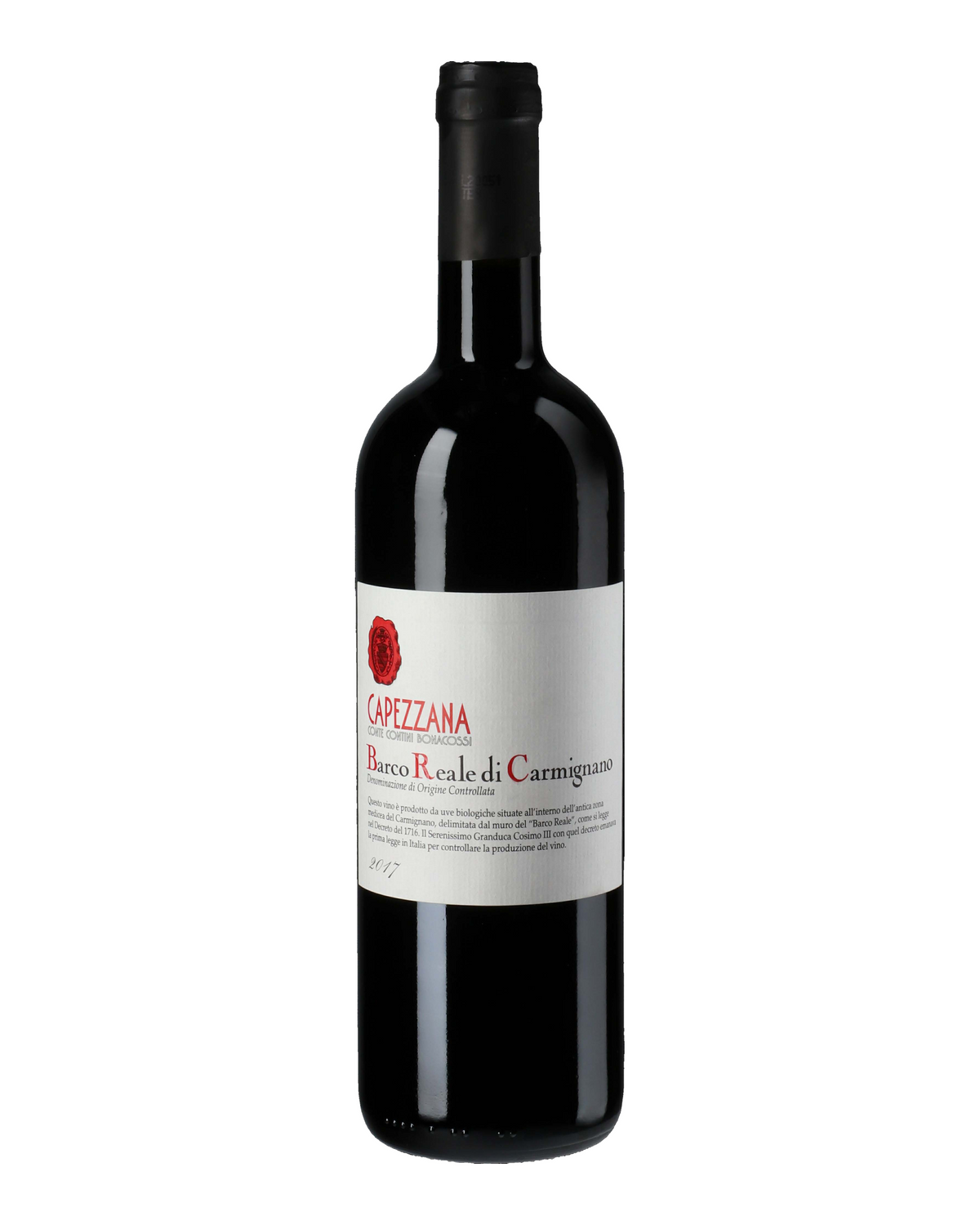 Barco Reale di Carmignano Tenuta Capezzana — Flasche mit Etikett