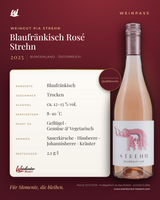 Blaufränkisch Rosé Strehn Qualitätswein – Burgenland – Weinpass | Weinkontor Bastert