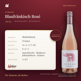 Blaufränkisch Rosé Strehn Qualitätswein – Burgenland – Weinpass | Weinkontor Bastert