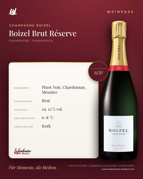 Boizel Brut Réserve AOP – Champagne – Weinpass | Weinkontor Bastert