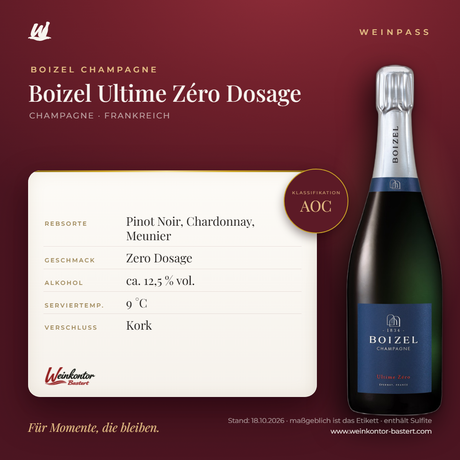 Boizel Ultime Zéro Dosage AOC – Champagne – Weinpass | Weinkontor Bastert
