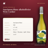 Bonne Nouvelle Sauvignon Blanc alkoholfreier Wein Cordier – Vin de France – Weinpass | Weinkontor Bastert
