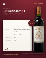 Cap Royal Bordeaux Supérieur AOP – Bordeaux – Weinpass | Weinkontor Bastert