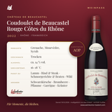 Coudoulet de Beaucastel Rouge Côtes du Rhône AOP Château de Beaucastel – Rhône – Weinpass | Weinkontor Bastert