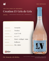 Creation LV Gris de Gris Les Collines du Bourdic – Languedoc-Roussillon – Weinpass | Weinkontor Bastert