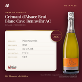 Crémant d'Alsace Brut Blanc Cave Bennwihr AC – Elsass – Weinpass | Weinkontor Bastert
