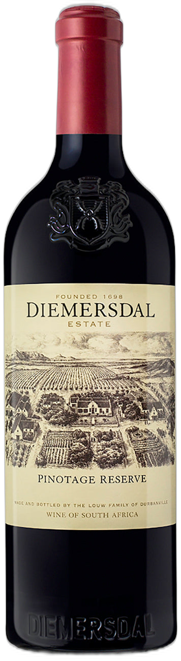 Diemersdal Pinotage Reserve Südafrika Rotwein trocken Barrique Pflaume 5 Sterne