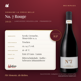 Domaine La Croix Belle No. 7 Rouge – Languedoc-Roussillon – Weinpass | Weinkontor Bastert