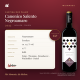 Canonico Salento IGP Negroamaro Cantina Due Palme – Apulien – Weinpass | Weinkontor Bastert