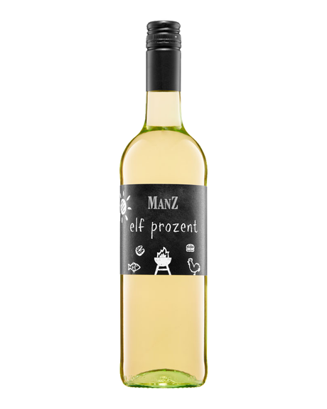 Elf Prozent Weißweincuvée Trocken Manz 6er-Karton - Rheinhessen (Deutschland)