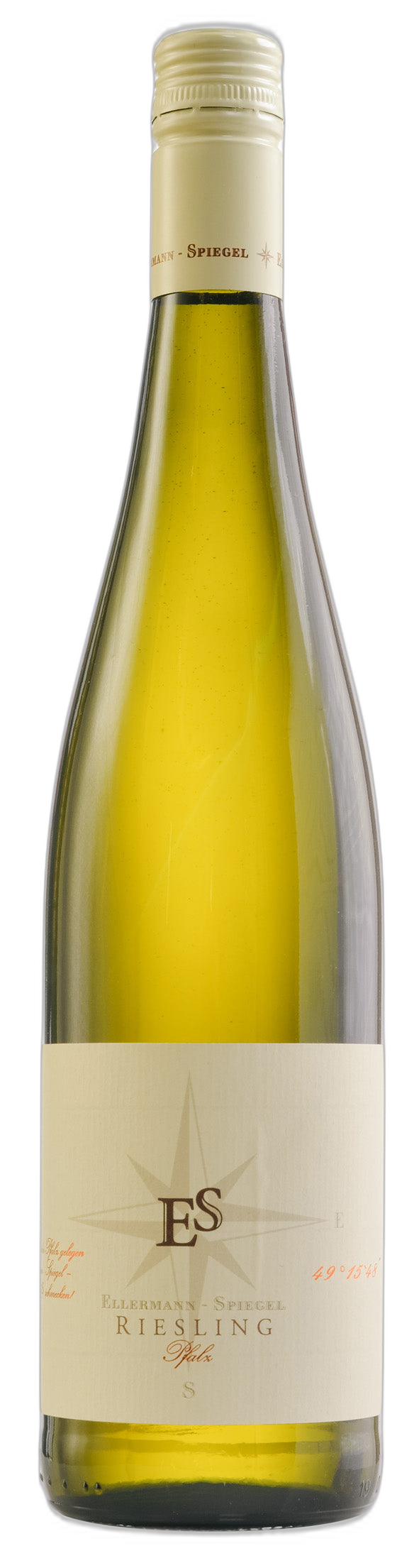 Ellermann-Spiegel Riesling Schlabberwein Pfalz Weißwein feinherb fruchtig Pfirsich
