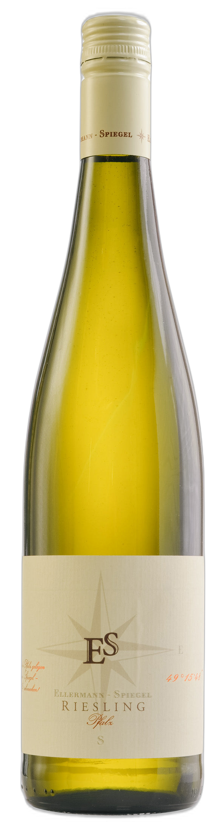 Ellermann-Spiegel Riesling Schlabberwein Pfalz Weißwein feinherb fruchtig Pfirsich