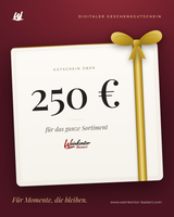 Geschenkgutschein von Weinkontor Bastert über 250 €