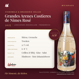 Grandes Arenes Costieres de Nimes Rosé Vignobels & Brasserie Vellas – Languedoc-Roussillon – Weinpass | Weinkontor Bastert