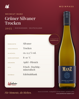 Grüner Silvaner Trocken Manz 6er-Karton – Rheinhessen – Weinpass | Weinkontor Bastert