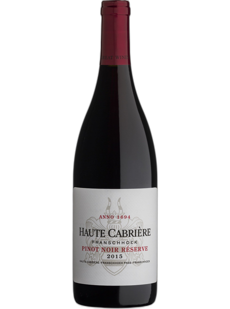 Haute Cabrière Pinot Noir Reserve Südafrika Rotwein trocken samtig Beerenfrucht