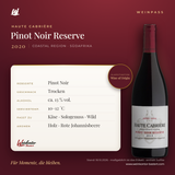 Haute Cabrière Pinot Noir Reserve – Coastal Region – Weinpass | Weinkontor Bastert