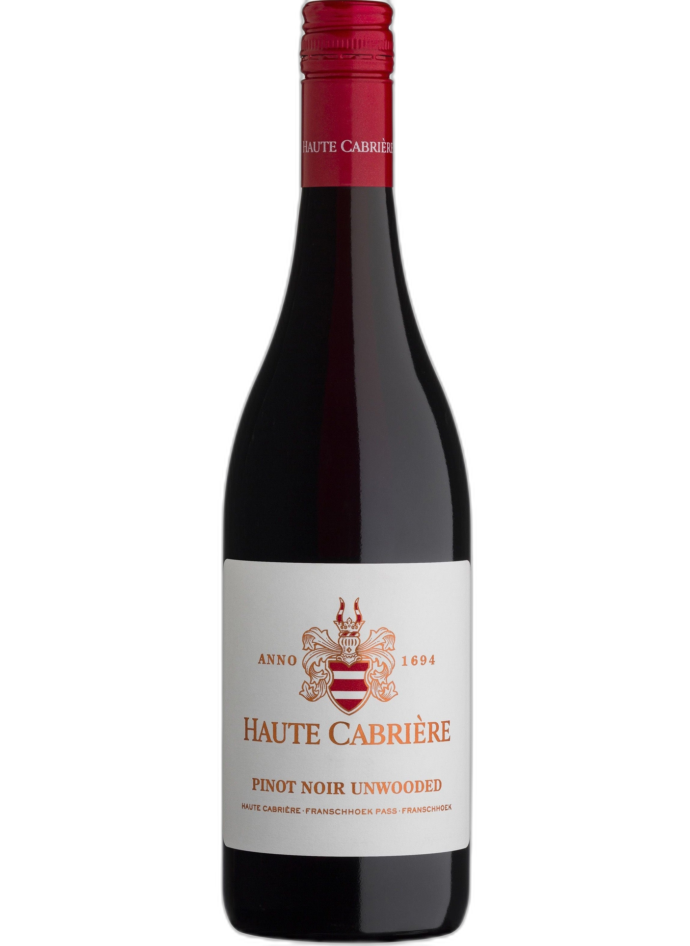 Haute Cabrière Unwooded Pinot Noir Südafrika Rotwein trocken Kirsche fruchtig