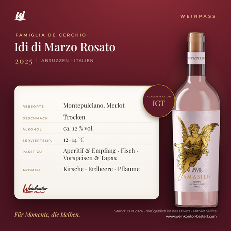 Idi di Marzo Rosato IGT – Abruzzen – Weinpass | Weinkontor Bastert