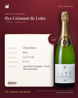 Ilys Crémant de Loire AOP Bouvet Ladubay – Loire – Weinpass | Weinkontor Bastert