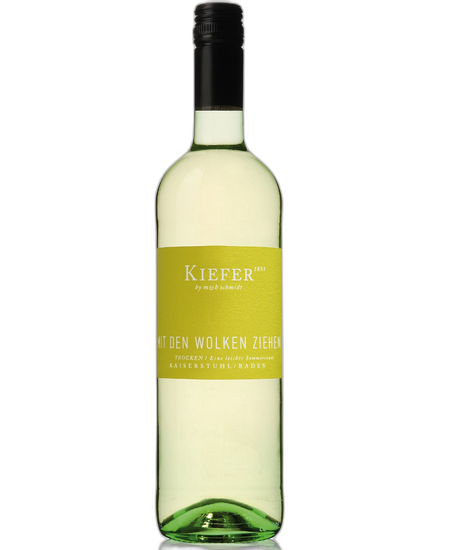 Kiefer Mit den Wolken ziehen Weißwein trocken Deutschland Kaiserstuhl erfrischend