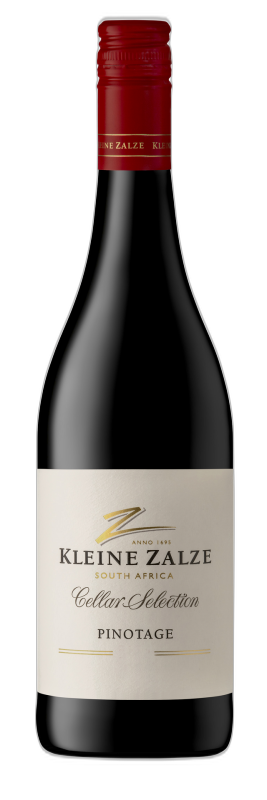 Kleine Zalze Cellar Selection Pinotage Rotwein.