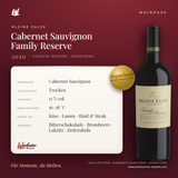 Cabernet Sauvignon Family Reserve Kleine Zalze – Coastal Region – Weinpass | Weinkontor Bastert