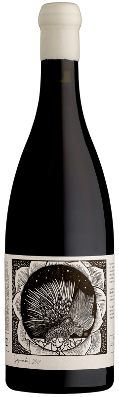 Exklusive Flasche Kleine Zalze Project Z Syrah Rotwein.