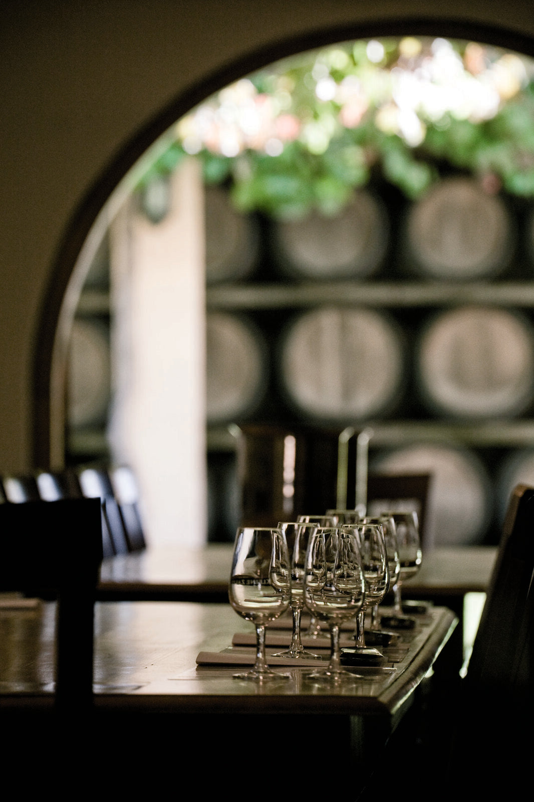 Verkostungsraum des Weinguts Kleine Zalze in Stellenbosch
