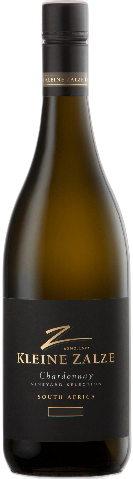 Flasche Kleine Zalze Vineyard Selection Chardonnay.