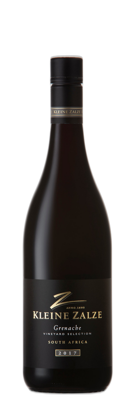 Flasche Kleine Zalze Vineyard Selection Grenache Rotwein.