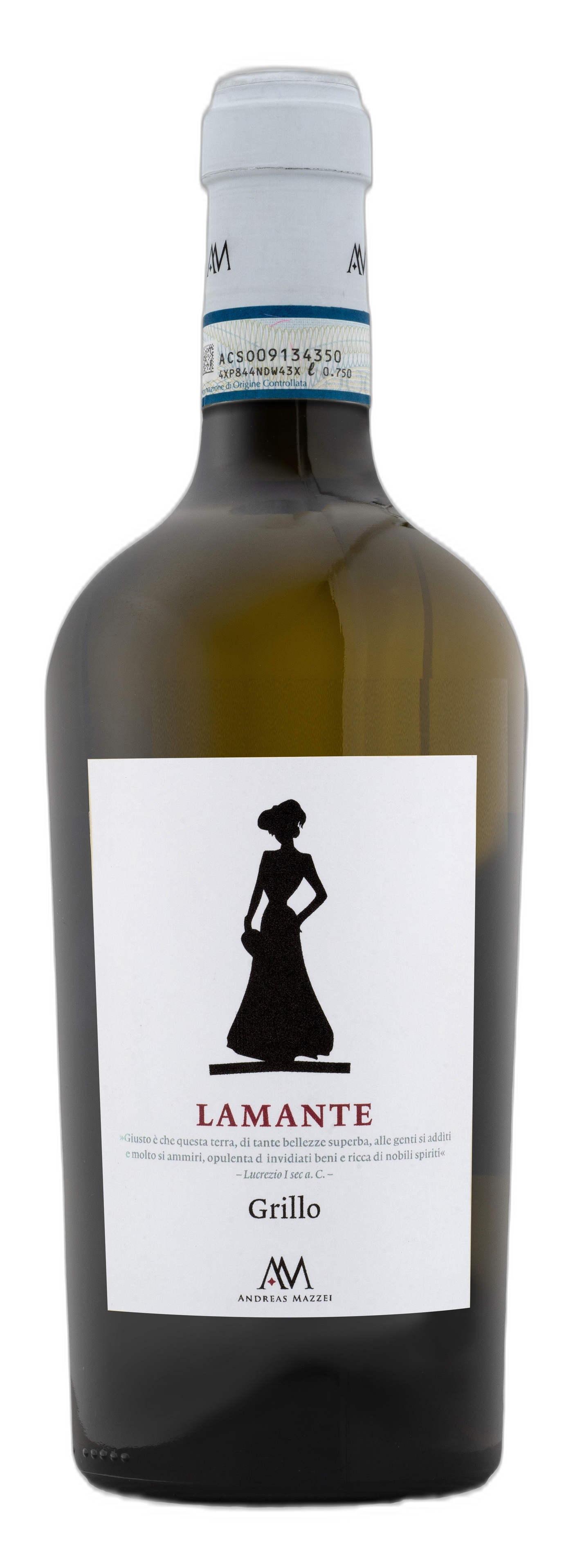 L'amante Bianco Grillo DOP Weißwein Italien Sizilien trocken